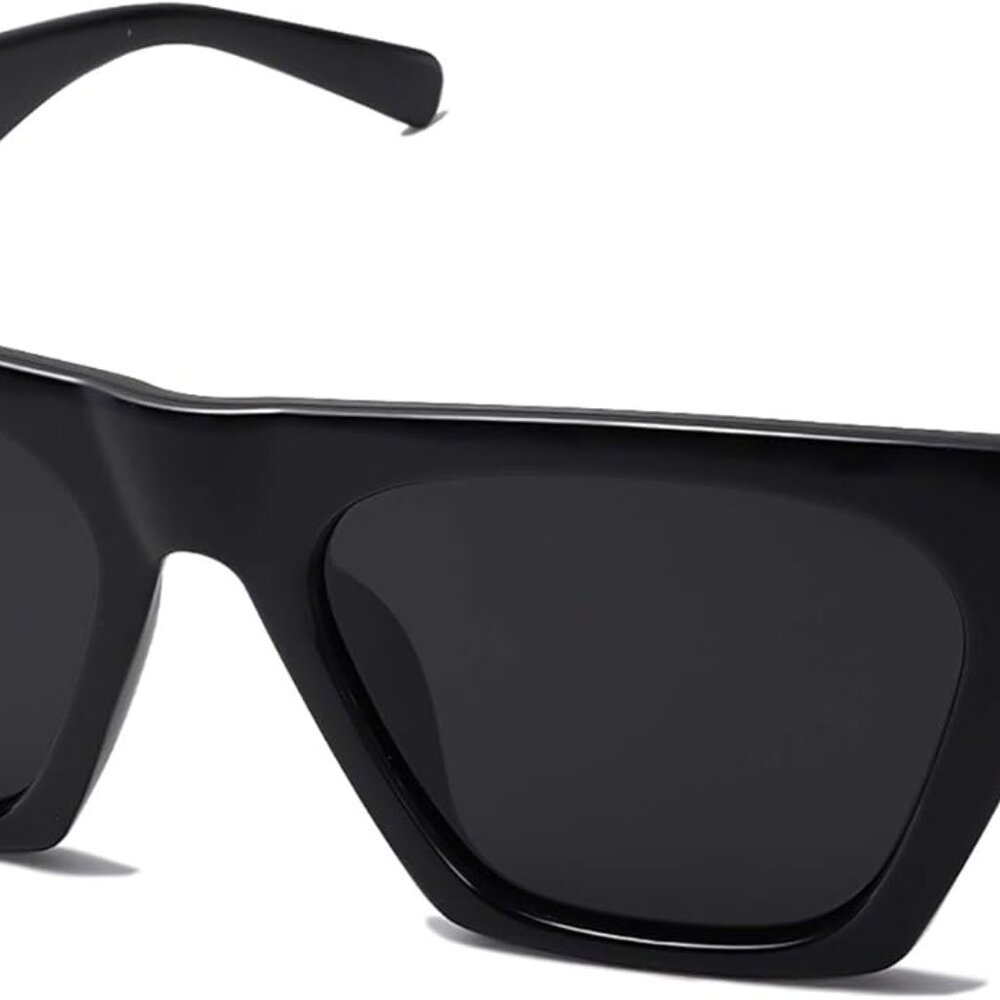 Trendy Oversized Square Cateye Polarized Sunglasses Womens Big Frame Shades SJ21